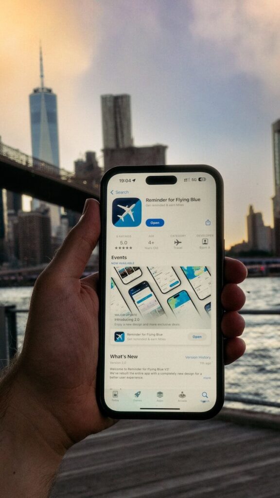 Apps voor vliegen en luchthavens