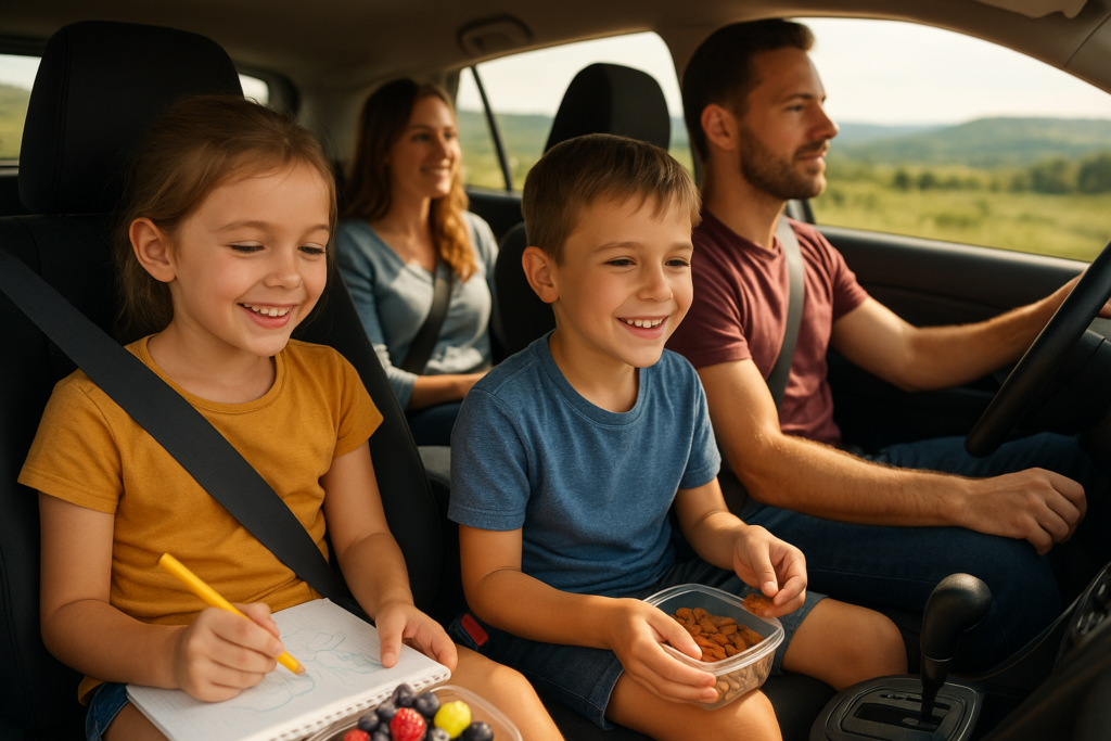 Snacks en entertainment voor onderweg met kinderen